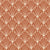 Petal Dawn Terracotta art deco fan wallpaper in terracotta and sand