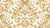 Petal Reflection Ochre floral damask wallpaper in ochre and cream