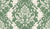 Poet's Blossom Sage classic damask wallpaper in sage and cream