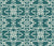 Pure Fern Fantasy Teal fern medallion wallpaper in teal and ivory