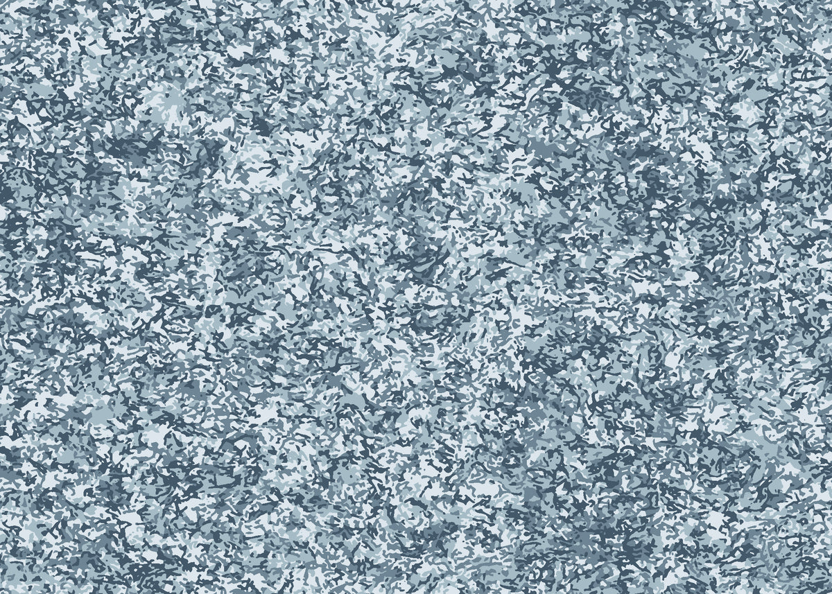 Quiet Camo Slate abstract wallpaper in slate blue and mist