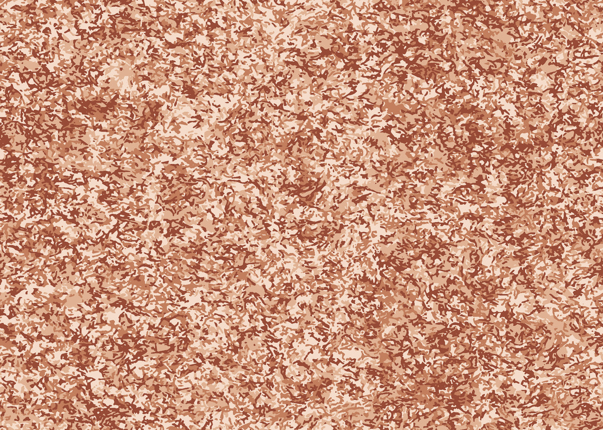 Quiet Camo Terracotta abstract wallpaper in terracotta and blush