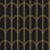 Quiet Grace Noir minimalist arch wallpaper in black and brass