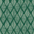 Reed & Smoke Emerald geometric wallpaper in emerald and champagne