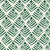 Rising Arrow Emerald geometric wallpaper in emerald and cream