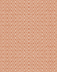 Sage Trellis Terracotta geometric wallpaper in terracotta and cream