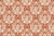 Secret Arbor Terracotta damask wallpaper in terracotta and sand