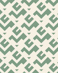 Signal & Edge Sage geometric wallpaper in sage and cream