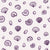 Sketched Seashells Plum seashell wallpaper in plum and pearl