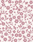 Sky Bloom Rose floral wallpaper in rose and blush