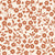Sky Bloom Terracotta floral wallpaper in terracotta and sand