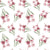 Sky Memory Rosewood watercolor floral wallpaper in rose and blush