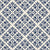 Soft Bouquet Opus Midnight floral damask wallpaper in midnight and linen