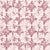 Solar Ritual Rosewood floral wallpaper in rosewood and blush