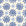 Solstice Bloom Cobalt folk sun wallpaper in cobalt and cream