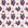 Spice & Frond Plum leaf frond wallpaper in plum and blush