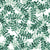 Still Morning Emerald foliage wallpaper in emerald and mist