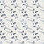 Stone Garden Navy sprig wallpaper in navy and ivory