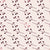 Stone Garden Oxblood sprig wallpaper in oxblood and blush