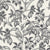 Toucan Toile Ink tropical bird wallpaper in black and ivory