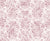 Tranquil Flora Rose floral damask wallpaper in rose and blush