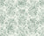 Tranquil Flora Sage floral damask wallpaper in sage and cream