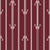Tranquility Tapestry Oxblood art deco stripe wallpaper in oxblood and blush