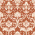 Twilight Garden Veil Terracotta damask wallpaper in terracotta and sand