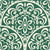 Velvet Vine Serenade Emerald damask wallpaper in emerald and ivory