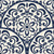 Velvet Vine Serenade Midnight damask wallpaper in midnight and ivory