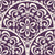 Velvet Vine Serenade Plum damask wallpaper in plum and pearl