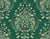 Vintage Eden Emerald damask wallpaper in emerald and champagne