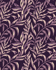 Willow Trace Plum willow vine wallpaper in plum and blush