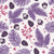 Winter Forage Plum pine bough and berry wallpaper in plum and pearl