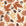 Winter Forage Terracotta pine bough and berry wallpaper in terracotta and sand