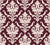 Woodland Blossom Veil Oxblood damask wallpaper in oxblood and blush