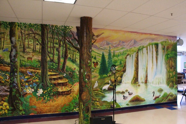 indoor wall mural painting